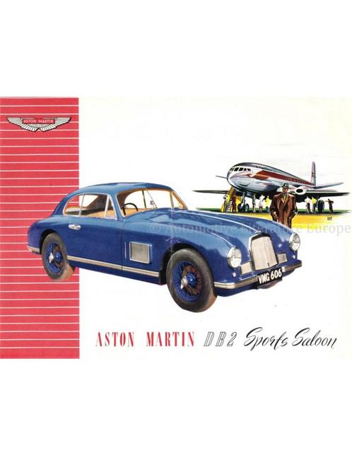 1950 ASTON MARTIN DB2 BROCHURE ENGLISH, Boeken, Auto's | Folders en Tijdschriften