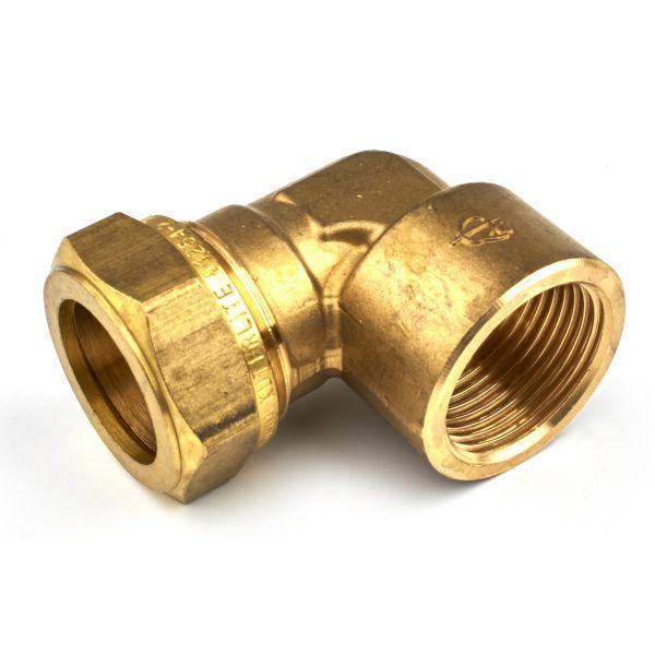 Kuterlite knelkoppeling 3/4 binnendraad x Ø22 knie, Doe-het-zelf en Verbouw, Verwarming en Radiatoren, Verzenden