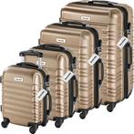 Kofferset Mila 4-delig met bagageweger en bagagelabels - cha, Sieraden, Tassen en Uiterlijk, Nieuw, Verzenden