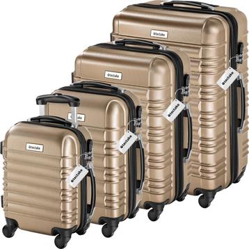 Kofferset Mila 4-delig met bagageweger en bagagelabels - cha