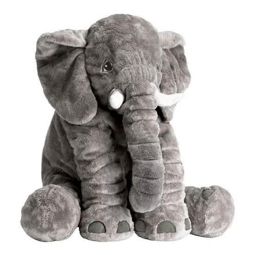 Grote knuffel - Olifant - 45x55 cm - Pluche - Grijs, Kinderen en Baby's, Speelgoed | Knuffels en Pluche, Nieuw, Ophalen of Verzenden