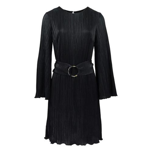 Ana Alcazar • zwarte plissé jurk • 36, Kleding | Dames, Jurken, Zwart, Nieuw, Maat 36 (S), Verzenden