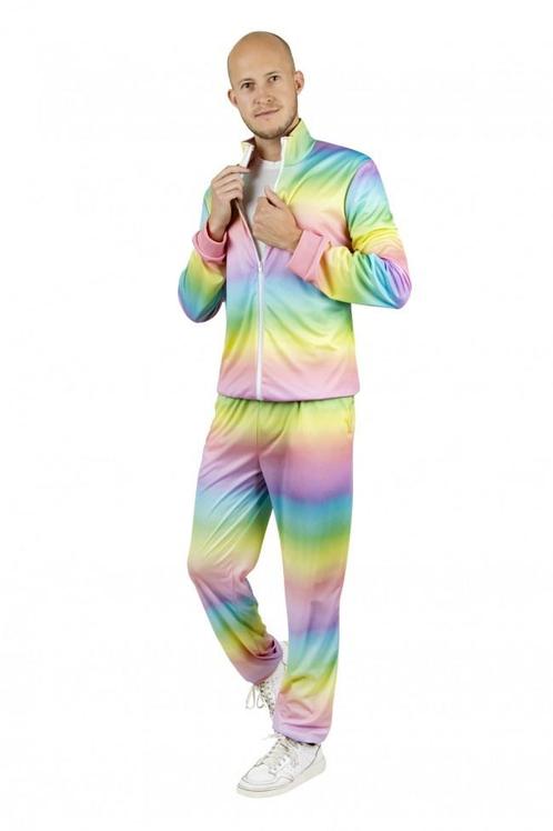 Fout Trainingspak Regenboog Pastel Heren, Kleding | Heren, Carnavalskleding en Feestkleding, Nieuw, Ophalen of Verzenden