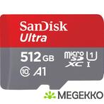 SanDisk Ultra MicroSDXC 512GB Geheugenkaart, Computers en Software, RAM geheugen, Nieuw, Verzenden