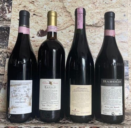 1998 Cantina Vignaioli, 1996 Bersano Mantico, Barbaresco &, Verzamelen, Wijnen