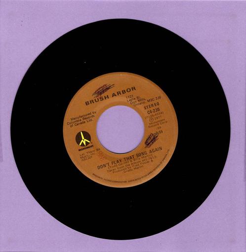Brush Arbor – Get Down Country Music / Dont Play That ..., Cd's en Dvd's, Vinyl Singles, Verzenden