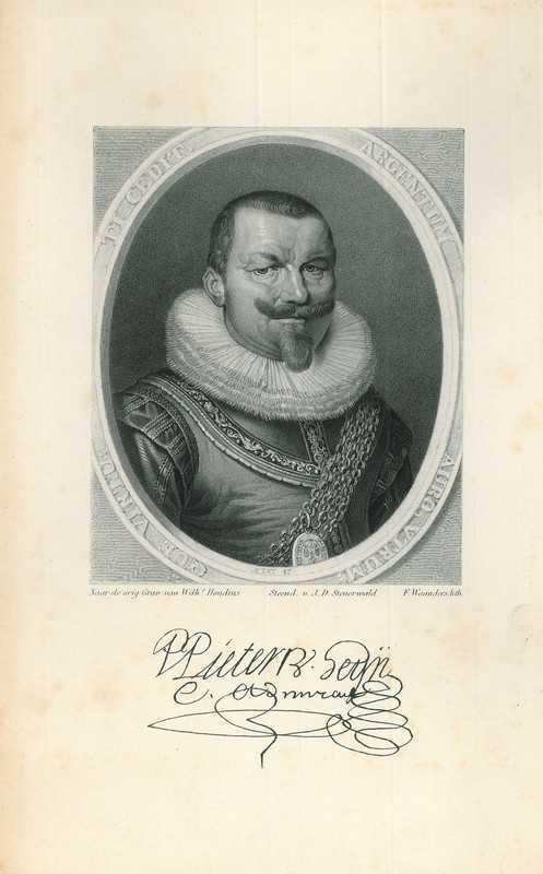 Portrait of Piet Pieterszoon Hein, Antiek en Kunst, Kunst | Etsen en Gravures