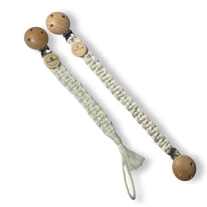 Voordeelset: Knoopies Knuffelkoord en Speenkoord - Gebroken, Kinderen en Baby's, Overige Kinderen en Baby's, Nieuw, Ophalen of Verzenden