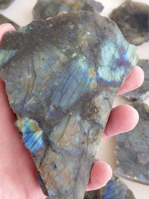 Labrodoriet edelsteen plakken met flash- 2 kg, Verzamelen, Mineralen en Fossielen
