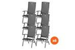 Set van 6 - Hartman Da Vinci aluminium standenstoel, Verzenden, Nieuw, Overige materialen