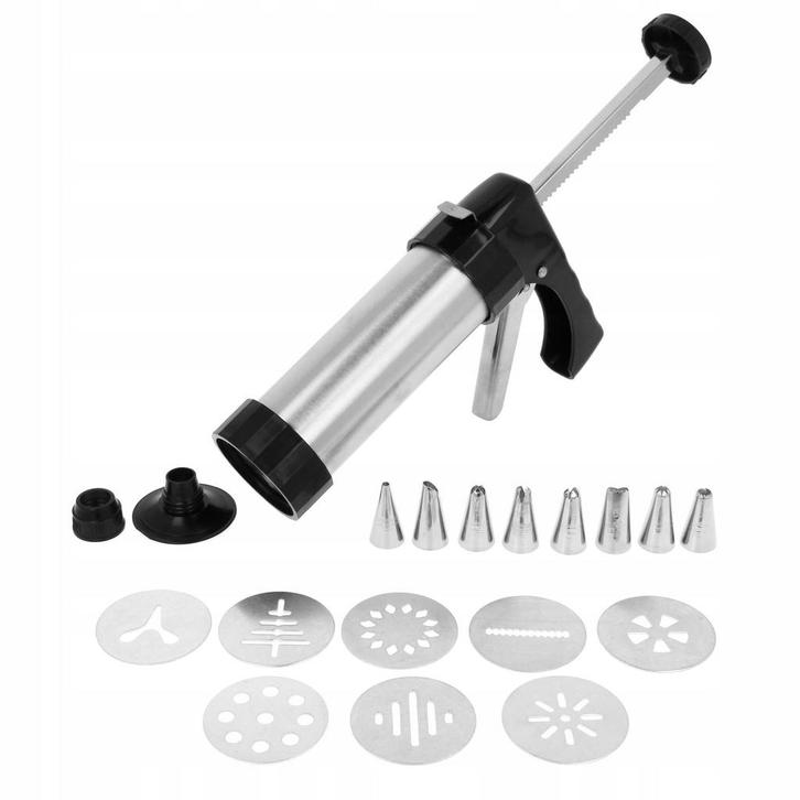 Meyerhoff 2 in 1 Koekjespers en Taartdecoratie Spuit –, Huis en Inrichting, Keuken | Keukenbenodigdheden, Ophalen of Verzenden