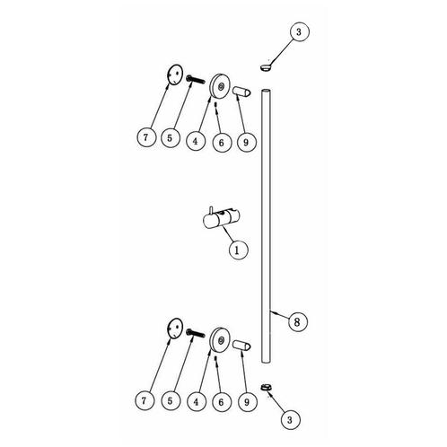 Glijstang BWS Moran 75 cm Geborsteld Messing, Doe-het-zelf en Verbouw, Sanitair, Ophalen of Verzenden