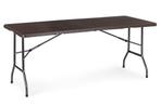 Feesttafel Opvouwbaar - Waterdicht & Antislip - Houten Pa..., Nieuw, Ophalen of Verzenden, Vijf personen of meer, 150 tot 200 cm