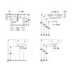 Wastafel Villeroy & Boch Subway 3.0 Met 1 Kraangat Zonder, Ophalen of Verzenden, Nieuw
