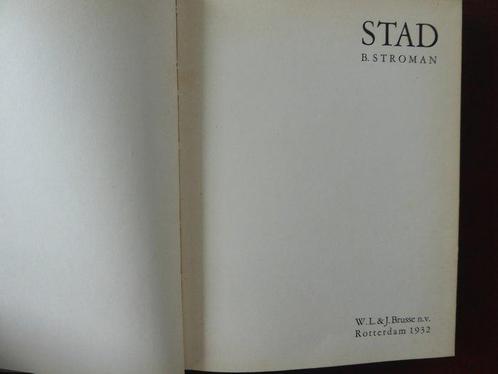 Ben Stroman - Stad [+ gesigneerde getypte brief] - 1932, Antiek en Kunst, Antiek | Boeken en Bijbels