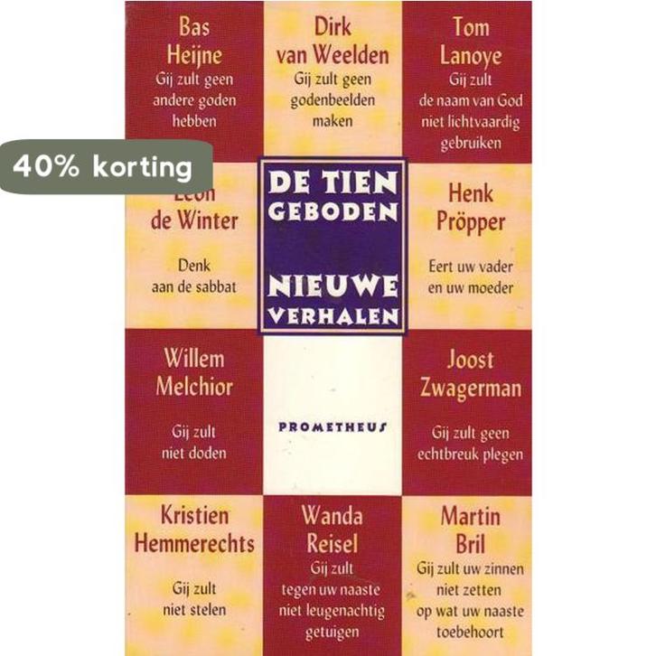 Tien geboden 9789053331910 Auteur, Boeken, Romans, Gelezen, Verzenden