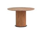 Eettafel Congo Rond 120 cm Acacia - Naturel, Huis en Inrichting, Tafels | Eettafels, Ophalen of Verzenden, Nieuw