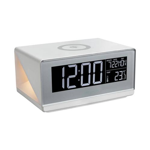 Wekker met draadloze oplader - temperatuurweergave, Doe-het-zelf en Verbouw, Overige Doe-het-zelf en Verbouw, Nieuw, Ophalen of Verzenden