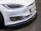 Voorspoiler Tesla Model S Facelift Gloss-Black V1, Auto-onderdelen, Nieuw, Ophalen of Verzenden