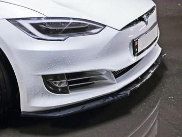 Voorspoiler Tesla Model S Facelift Gloss-Black V1