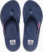 Reef - Maat 36 - Santa Ana Dames Slippers - Donkerblauw, Kleding | Dames, Schoenen, Verzenden, Nieuw