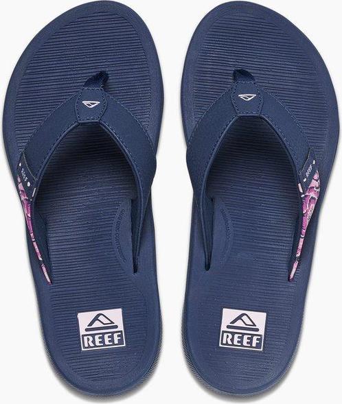 Reef - Maat 36 - Santa Ana Dames Slippers - Donkerblauw, Kleding | Dames, Schoenen, Verzenden