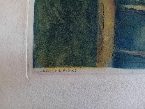 Daprès Paul Cézanne (1839-1906) gravé par Jacques Villon -, Antiek en Kunst, Antiek | Overige Antiek