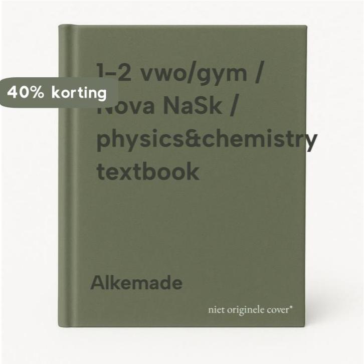 1-2 vwo/gym / Nova NaSk / physics&chemistry textbook, Boeken, Schoolboeken, Gelezen, Verzenden