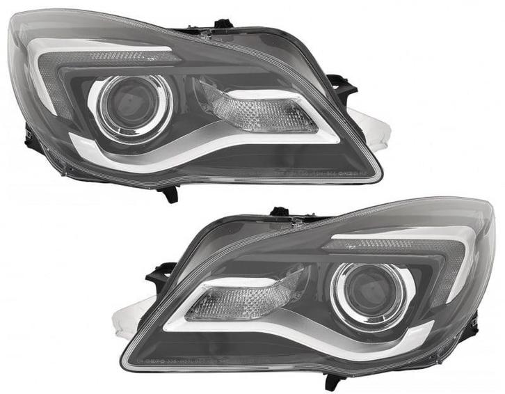 Opel Insignia Koplampen Zwart LED | Tweedekansje, Auto-onderdelen, Verlichting, Nieuw, 12 maanden garantie, Opel, Ophalen of Verzenden