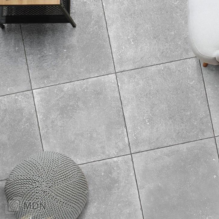 Vloertegels met getrommelde randen 60x60 antique grijs, Doe-het-zelf en Verbouw, Tegels, Nieuw, Verzenden