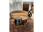 Veiling - Salontafel aluminium zwart 51x51x44 cm, Huis en Inrichting, Tafels | Salontafels, Nieuw