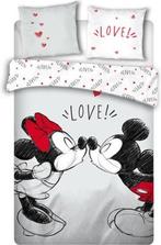 Mickey & Minnie Mouse dekbedovertrek Love - microvezel - 240, Kinderen en Baby's, Kinderkamer | Beddengoed, Nieuw, Verzenden