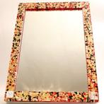 Ragazzi - Spiegel - Spiegel met rood frame van Muranoglas  -