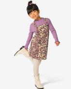 HEMA Kinderjurk dierenprint lichtbruin, Verzenden, Nieuw