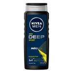 NIVEA Men Deep Sport 3-in-1 Shower Gel, Verzenden, Nieuw