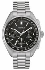 Bulova 96B258 Lunar Pilot Moon watch Chronograaf, Nieuw, Overige merken, Staal, Staal