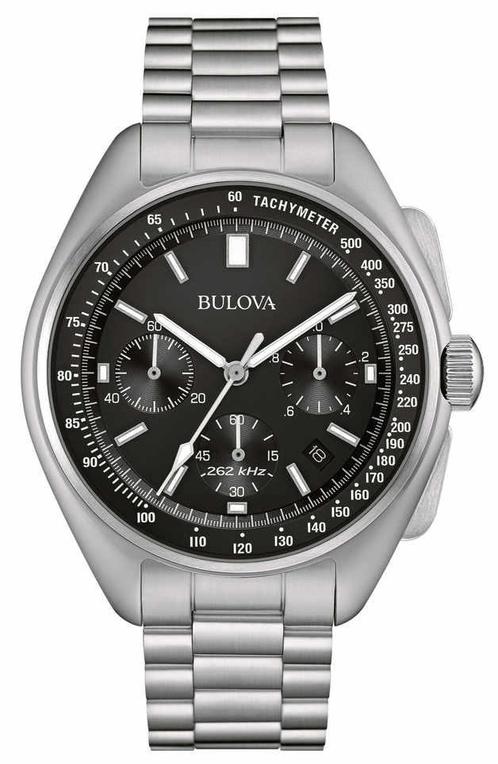 Bulova 96B258 Lunar Pilot Moon watch Chronograaf, Sieraden, Tassen en Uiterlijk, Horloges | Heren, Staal, Nieuw, Staal, Overige merken