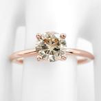 Zonder Minimumprijs - Ring - 14 karaat Roségoud - 1.04ct., Nieuw
