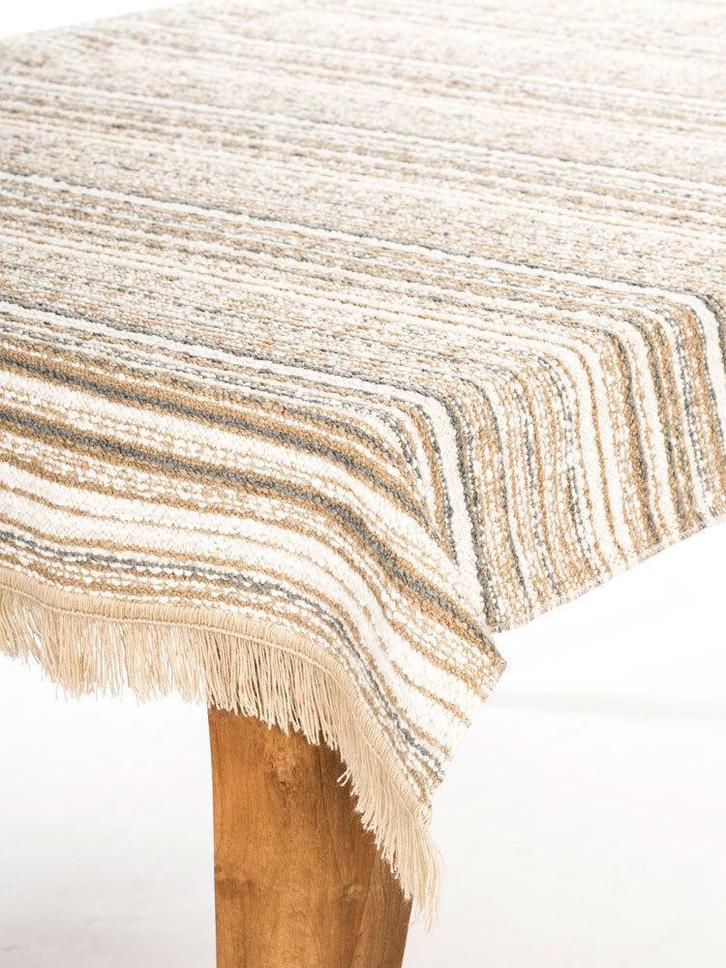 Tafelkleed handweef Malaga / Malando - ook in rond - kleed, Huis en Inrichting, Tafelkleden, Binnen, Rechthoek, Nieuw, Ophalen of Verzenden