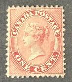 Canada 1859 - SG 30 pk £550 - 1c deep rose to carmine, Gestempeld