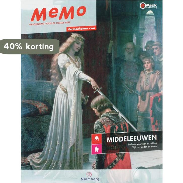 MeMo Vwo Middeleeuwen Periodekatern 9789034541260 D. Berents, Boeken, Schoolboeken, Zo goed als nieuw, Verzenden