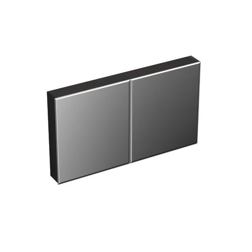 Spiegelkast Forzalaqua Uni 120x68.5x12.5 Cm 2 Deuren, Huis en Inrichting, Badkamer | Badkamermeubels, Ophalen of Verzenden
