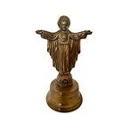 Beeldje - Heilig Hart van Jezus - Koper