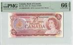 1974 Canada P 86 2 Dollars Pmg 66 Epq, Verzenden