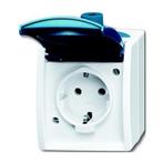 Busch Jaeger Ocean enkele wandcontactdoos IP44 opbouw 20, Ophalen of Verzenden, Nieuw