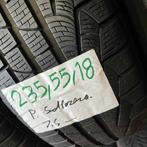 2 x Pirelli Sottozero 235-55-18 Winterbanden 7,5mm, Auto-onderdelen, 18 inch, Gebruikt, 235 mm, Band(en)