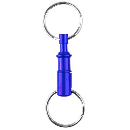 Sleutelring BLAUW deelbare sleutelhanger - Aluminium, Doe-het-zelf en Verbouw, Overige Doe-het-zelf en Verbouw, Nieuw, Ophalen of Verzenden