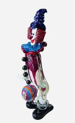 “CIRCUS” - sculptuur, Grande Clown giocoliere - 34 cm - Glas, Antiek en Kunst, Antiek | Glas en Kristal