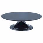 Taartplateau Melamine Draaibaar Zwart Ø32x10cm, Verzenden, Nieuw