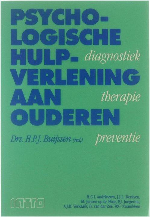 Psychologische hulpverlening aan ouderen 9789026661112, Boeken, Psychologie, Gelezen, Verzenden